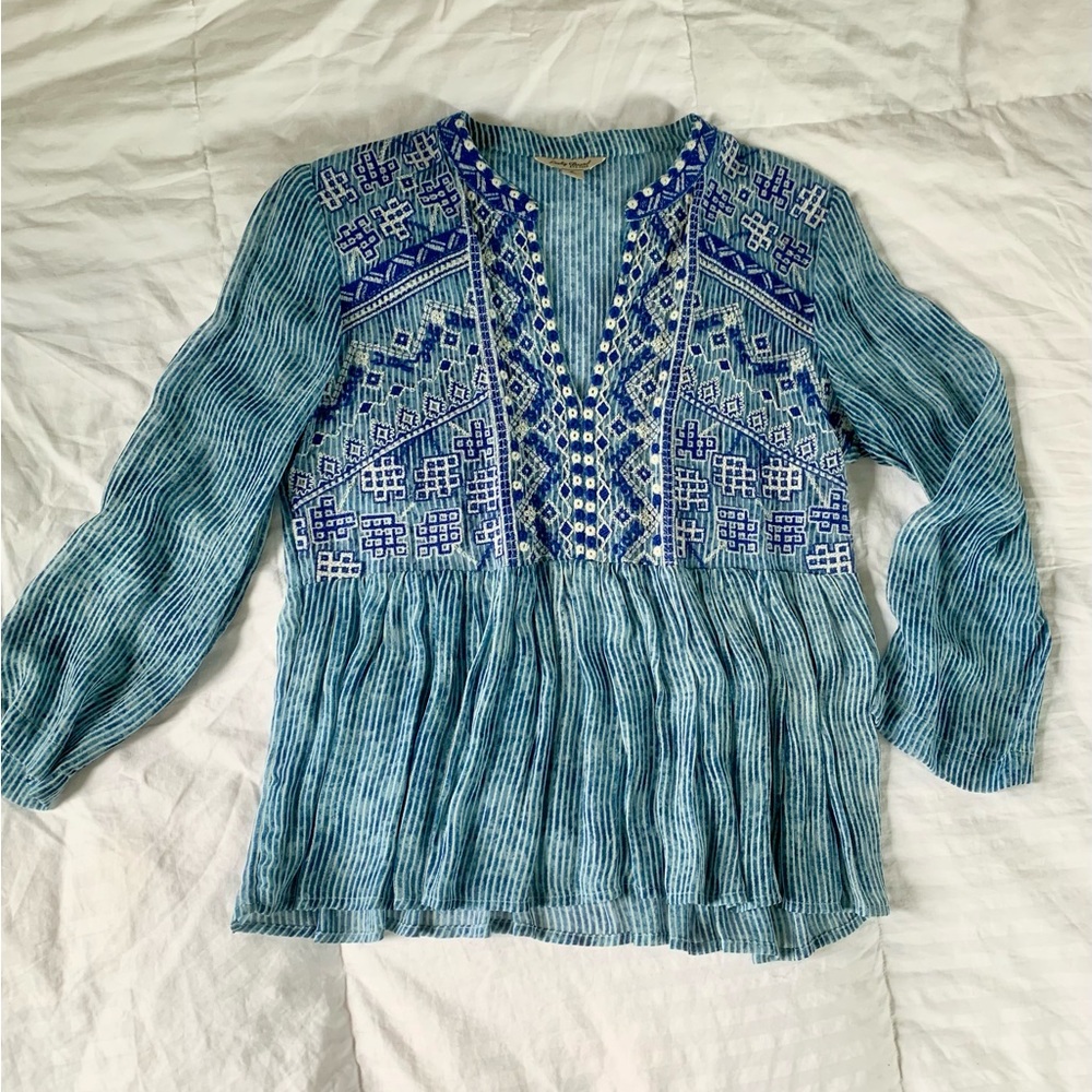Lucky Brand boho blouse